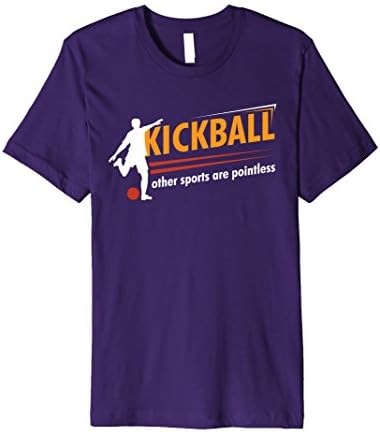 Mens Kickball Other Sports are Pointless T-Shirt Large Purple