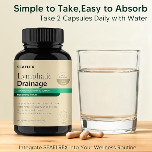 Lymphatic Drainage Capsules 60 Capsules – Lymphatic Drainage & Supports Cellulite Reduction