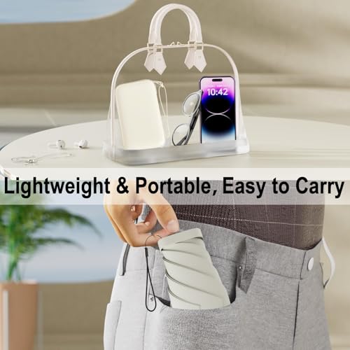 Mini Umbrella Sun Protection - UPF 50+ UV Umbrella Protection Sun, Small Compact Lightweight Design Fits in Pocket or Bag, Wallet Umbrella, Travel Umbrella for Adult Kids