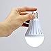CTKcom LED Light Bulbs(4 Pack)- 9W Emergency Lamps Household Lighting Bulbs for Hurricane,Saving Energy Intelligent Light Rechargable Electricity 65W Equivalent 6500K White Bulbs 120V E26 E27 Base