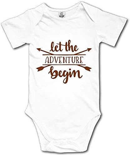Let New Adventure Begin Newborn Infant Baby Short Sleeve