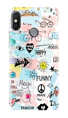 Think Tech Polycarbonate Back Cover for Mi A2 - pink