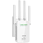 Amplificador Wi-Fi 4 Antenas 300Mpbs Repetidor de Sinal Wifi Wireless Fácil Configuração WPS