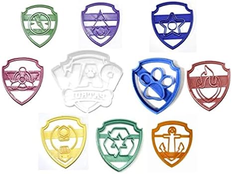 paw patrol metallic set