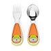 Skip Hop Toddler Utensil Set Fork and Spoon Set, Dishwasher Safe, Dog