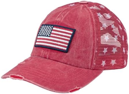 Amazon.com: USA Flag Baseball Caps Rhinestone Bling Sparkle  display picture 2