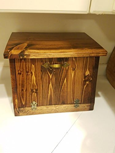 Rustic Handmade Bread Box, Personalization Available