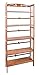 Bamboo 5-Shelf Bookcase, Natural