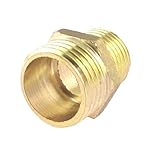 eDealMax laiton 3/8 PT 1/2 PT filetage mâle Hex