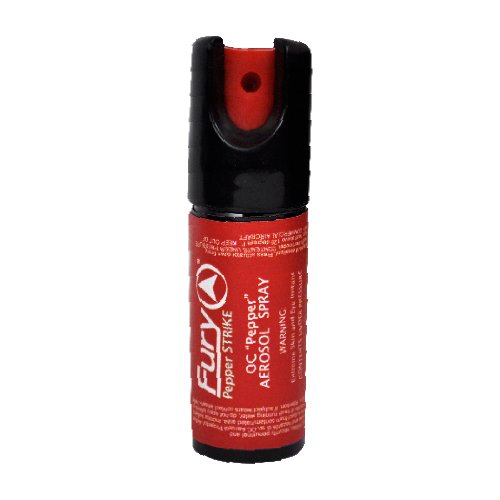 Fury Tactical Pepper-Strike OC Red Pepper Spray .5-Ounce Replacement Unit