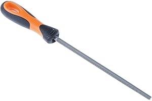 Bahco 1-230-08-2-2 Round Cut 2-File with Handle, 8-Inch