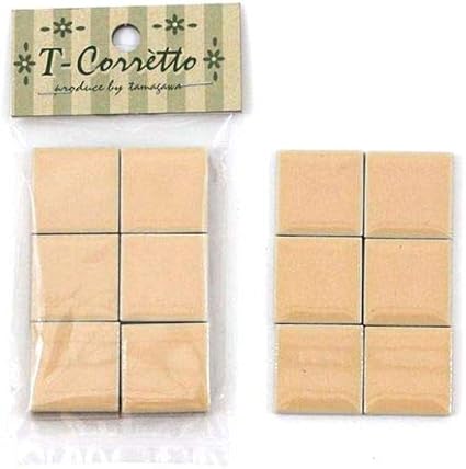 Amazon Co Jp 玉川窯業 モザイクタイル T コレット 約25 25 4mm ピーチ 12 個入 25k 02 ホーム キッチン
