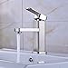 Rozin Single Lever Bathroom Basin Faucet Lavatory Sink Mixer Tap Brushed Nickel