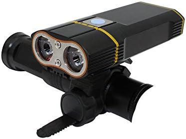 Bike Light USB Rechargeable,Whaitfire Cree XM-L2 LED 2000 Lumens Bicycle Front Light Headlight Waterproof 5 Modes Flashlight