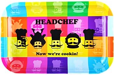 Headchef Small Metal Rolling Tray Length: 175mm Width: 275mm Depth: 22mm