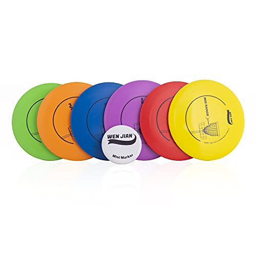 WEN JIAN Disc Golf Starter Set, Disc Golf Set, Disc Golf Beginner Set