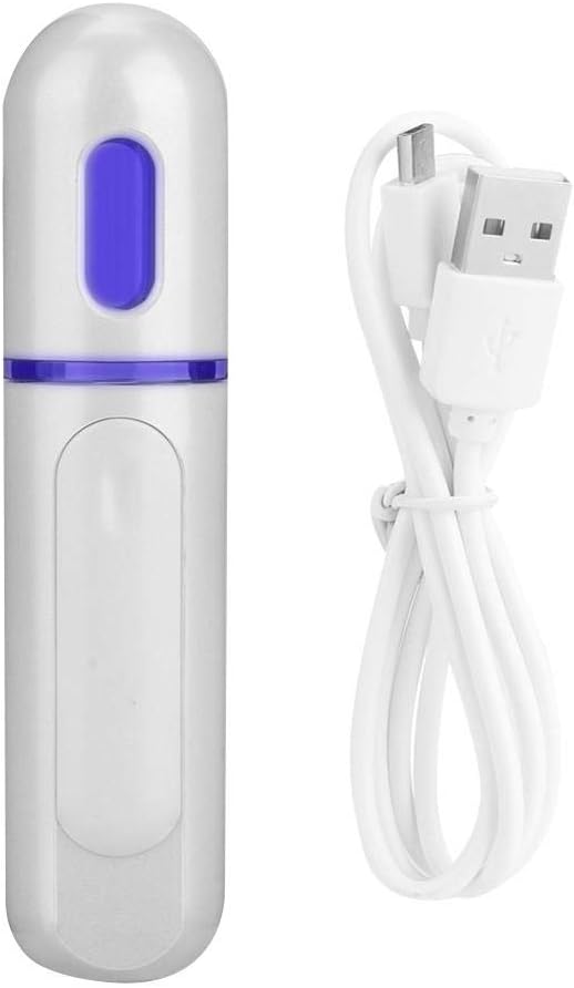 Portable Nano Mist Sprayer - Facial Hydration Moisturizing Sprayer Relieve Dry Skin Deep Hydration,Prevent For Sprays & Mists Facial Burns(Pearl White)