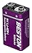 9V Rechargeable Batteries, BESTON High Capacity Lithium Ion Batteries 9 Volt for Smoke Alarms, Microphone, Toys’ remotes, Medical Devices, multimeter, interphone and More (4 Pack)
