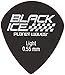 D'Addario Accessories Black Ice Guitar Picks, 10 pack, Light