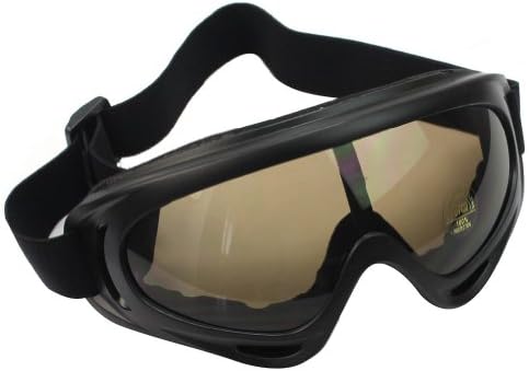 New Anti-Fog Super Black Motorcycle Bike Ski Goggles ATV Motocross Goggles Glass