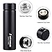 Vacuum Insulated Water Bottle, Stainless Steel Thermoses Water Bottle, Keep Hot Or Cold (Ice), Car Portable Travel Tea Coffee Vacuum Thermoses Cup, Anti-collision, Leak-proof,18 Oz,Black