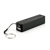 GEARONIC TM 2600mAh Universal Power Bank Backup External Battery Pack Portable USB Charger black