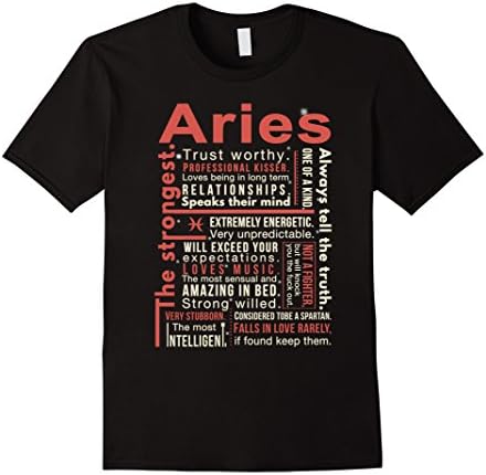 Men's I Am An Aries Funny T Shirt Large Black
