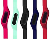WoCase OneBand (Old Version) Fitbit ONE Accessory Wristband Bracelet (Deluxe Pack of 5,One size, Fits Most Wrist) for Fitbit ONE Activity and Sleep Tracker (Turn Your Fitbit ONE into Wearable FLEX/FORCE/CHARGE)