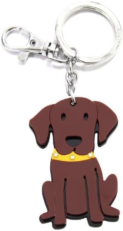 Love Your Breed Acrylic Keychain, Chocolate Lab