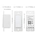 Smart light switch by Lumiman, Compatible with Alexa, Google Assistant, Single-Pole, Schedule, Remote Control Neutral Wire Required, Easy Installation, ETL Listed (2Pack)