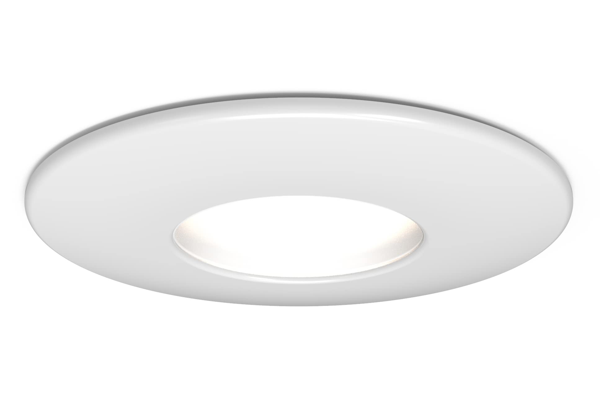 4lite Fire-Rated Indoor Downlight (Matt White) GU10 LED Spotlight with IP20 Rating - 4L1/2204-4yr Guarantee