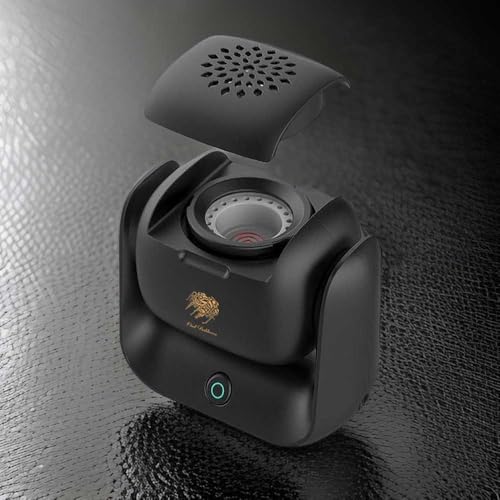 Smart Bakhoor Burner 90° Rotational, High-capacity Rechargeable Battery, Portable & Multi-Purpose For Home,Car &Office