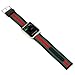 Hontao Stylish Band Compatible with iWatch 38mm 40mm 42mm 44mm Woven Nylon with Soft Leather Strap for Series 5/4/3/2/1