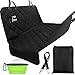 Starling's Dog Car Seat Covers - Pet Backseat Hammock Style Heavy Duty Waterproof Scratch Proof Nonslip Durable Pets Car Seat Cover for Cars Trucks and SUVs (W/Collapsible Dog Bowl, a Pet Seatbelt)