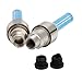 Ecosin Fashion 5Pcs The New Cool Bike Tire Wheel LED Lights Gas Nozzle Lamp Comes With Battery (Blue)