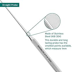 Excelta Micro Tip Probe, Straight Probe, Stainless