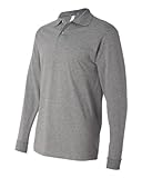 Jerzees Spotshield Adult Long Sleeve Jersey Sport Shirt (Oxford) (L)
