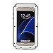 Samsung Galaxy S7 Aluminum Metal Case,[Military Heavy Duty] Extreme Water-Resistant Shock/Dust/Dirt/Snow Proof with Armoured Glass Protection Cover Case (Silver)