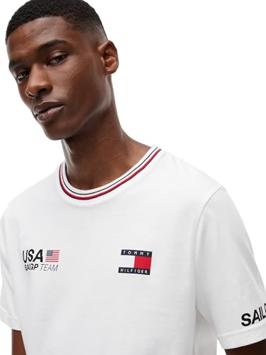 Tommy Hilfiger Us Sailgp Replica tee Mw0mw44690 Men's S/S T-Shirt
