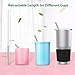 Tomight 2 Pack Telescopic Reusable Straws, Portable Stainless Steel Metal Straws with Case Cleaning Brush Carabiner Silicone Tips Keychain, Perfect for Travel, Home,Office