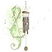 ABBLE 29“ Classic Aluminum Wind Chimes,5 Aluminum Alloy Tube and Wood Design, Durable and Hand Tuned, Music Collection for Outdoor Patio, Gift, Bronze