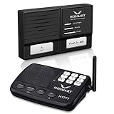 Hosmart 1/2 Mile Wireless 7-Channel Digital FM Wireless Intercom with Outdoor Doorbell Intercom System