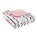 Comfort Spaces Quilt Set Novelty Design All Season Lightweight Coverlet Bedding Bedspread Kids, Teens Girls Bedroom Decor, Zoe Flower Pink, Full/Queen, 3 Piece