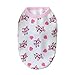 LOVELYIVA New Fashion Winter Cotton Dog Clothes Milk Chihuahua Small Puppy Pet Clothes (Pink)