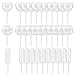 Tomnk 150pcs 4ml Cupcake Pipettes Plastic Squeeze Dropper Liquid Transfer Pipettes for Cupcakes, Infusers for Strawberries