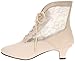 Funtasma by Pleaser Women's Dame-05/IV Ankle Boot,Ivory Polyurethane,7 M US