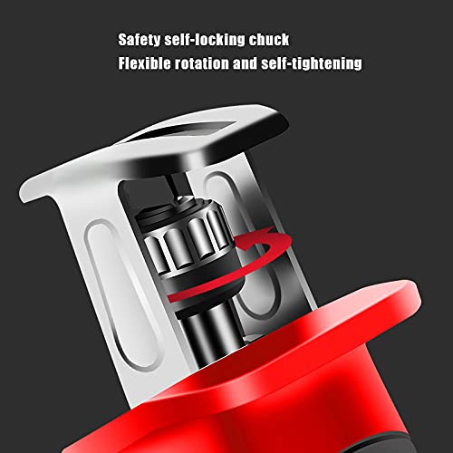 EliteMill Multifunktionale Säbelsäge, mit Klingen, 12 V, wiederaufladbar, für Holz- und Metallarbeiten. – Bild 6