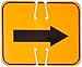 Cortina ABS Plastic Traffic Cone Sign, 