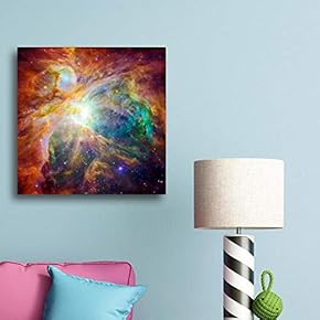 The Cosmic Cloud Orion Nebula 1 500 LightYears Away from Earth Beautiful Universe Outer Space - Canvas Art Wall Art - 12" x 12"