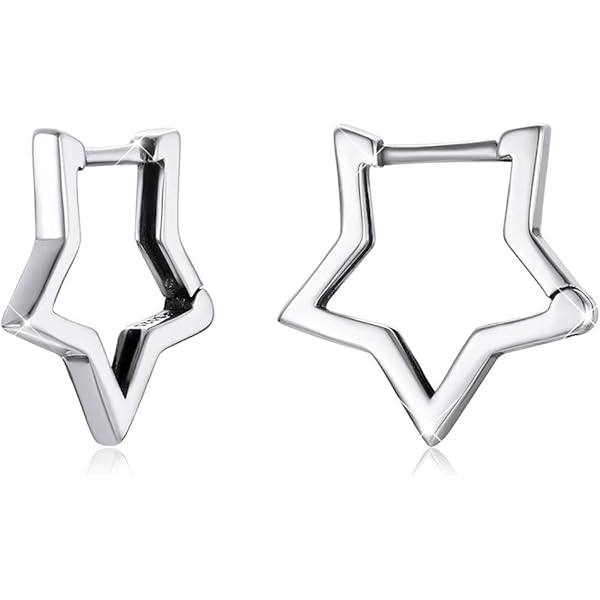 Amazon.com: Spike Punk White Gold Rhodium Solid 925 Sterling